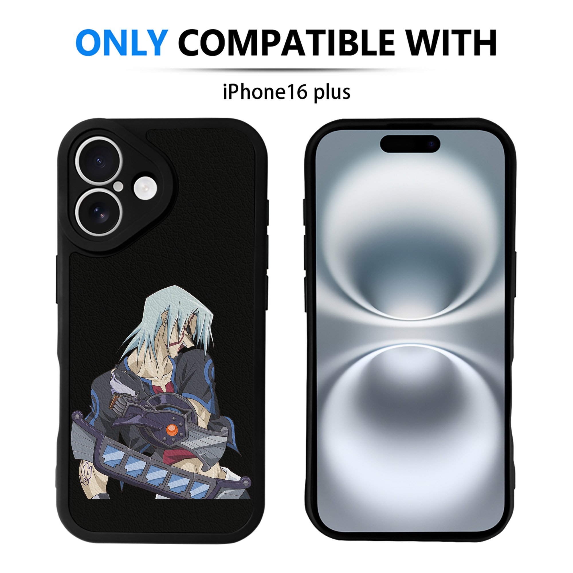 （画像用） 遊☆戯☆王 Yu-Gi-Oh! 【iPhone 16シリーズ対応】シリコンスマホケース（レザー調） 材質：シリコン